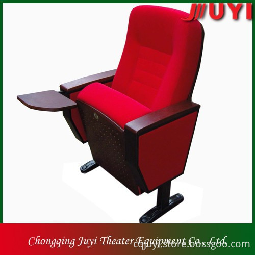 JY-998M Red wooden fabric cushion ergonomic folding reading chair ergonomic chair